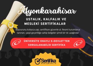 Afyonkarahisar Sertifika Nasıl Alınır