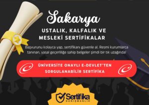 Sakarya Sertifika Nasıl Alınır