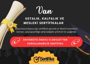 Van Sertifika Nasıl Alınır