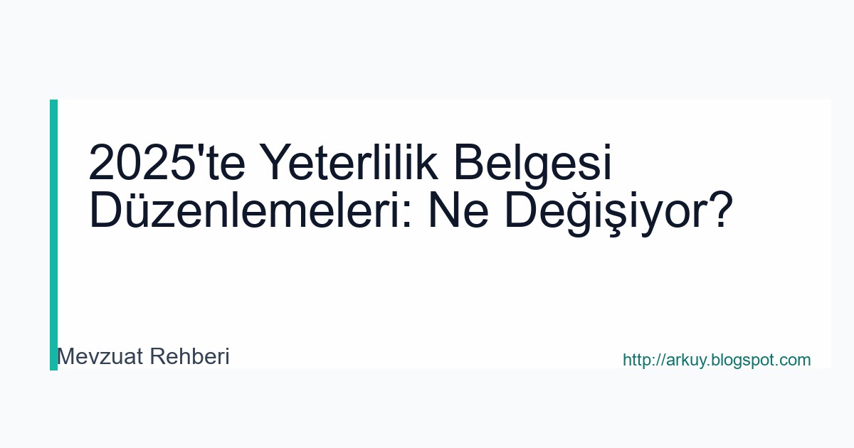 MYK Belgelendirme Görseli