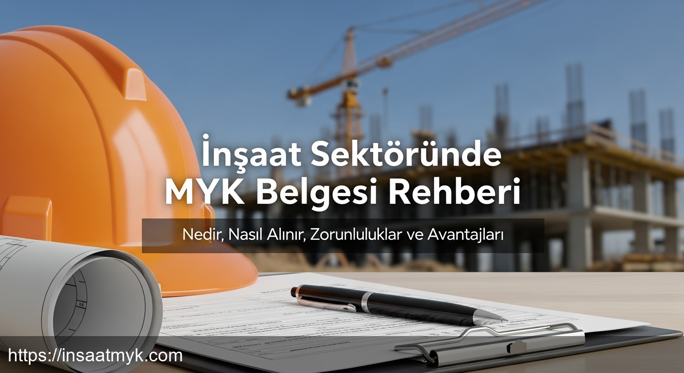 İnşaat Sektöründe MYK Belgesi Rehberi: Nedir, Nasıl Alınır, Zorunluluklar ve Avantajları