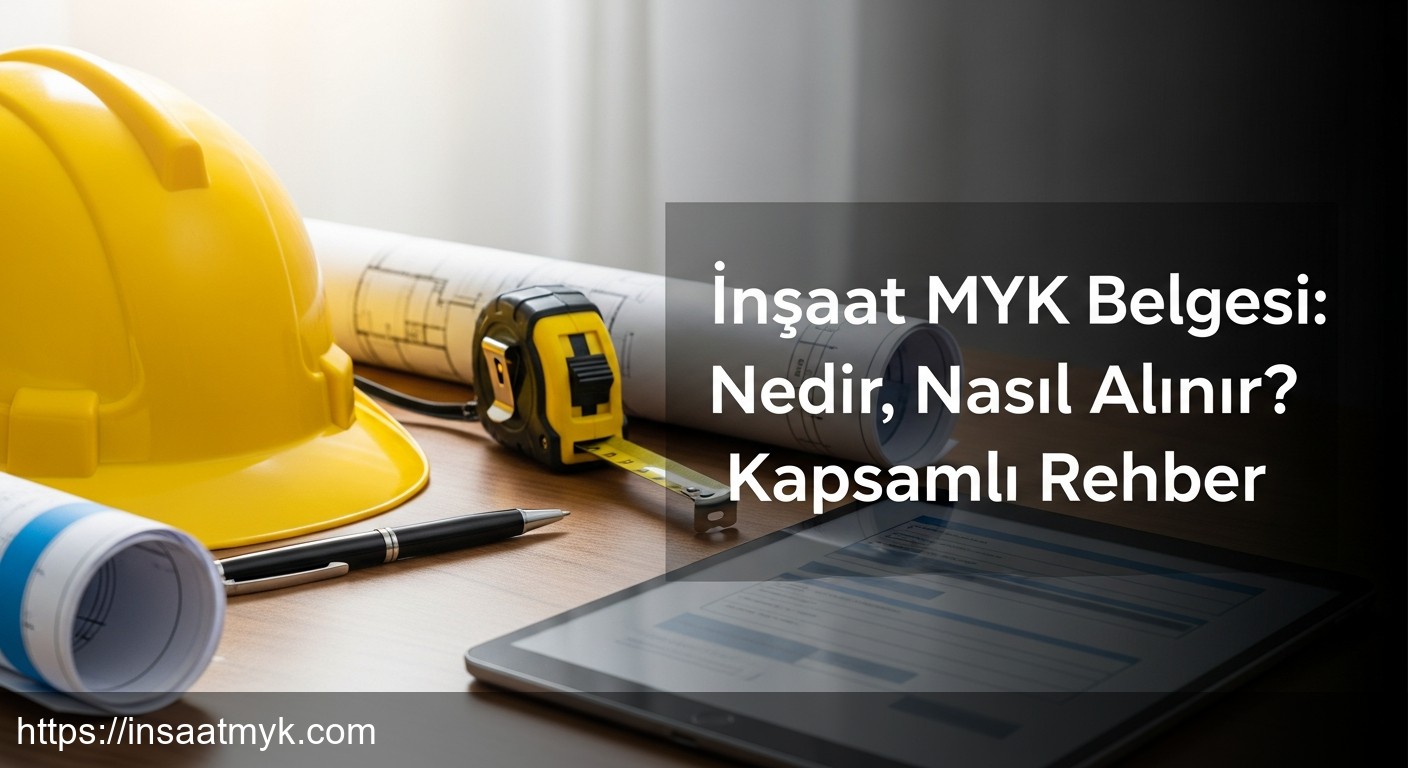 İnşaat MYK Belgesi: Nedir, Nasıl Alınır? Kapsamlı Rehber