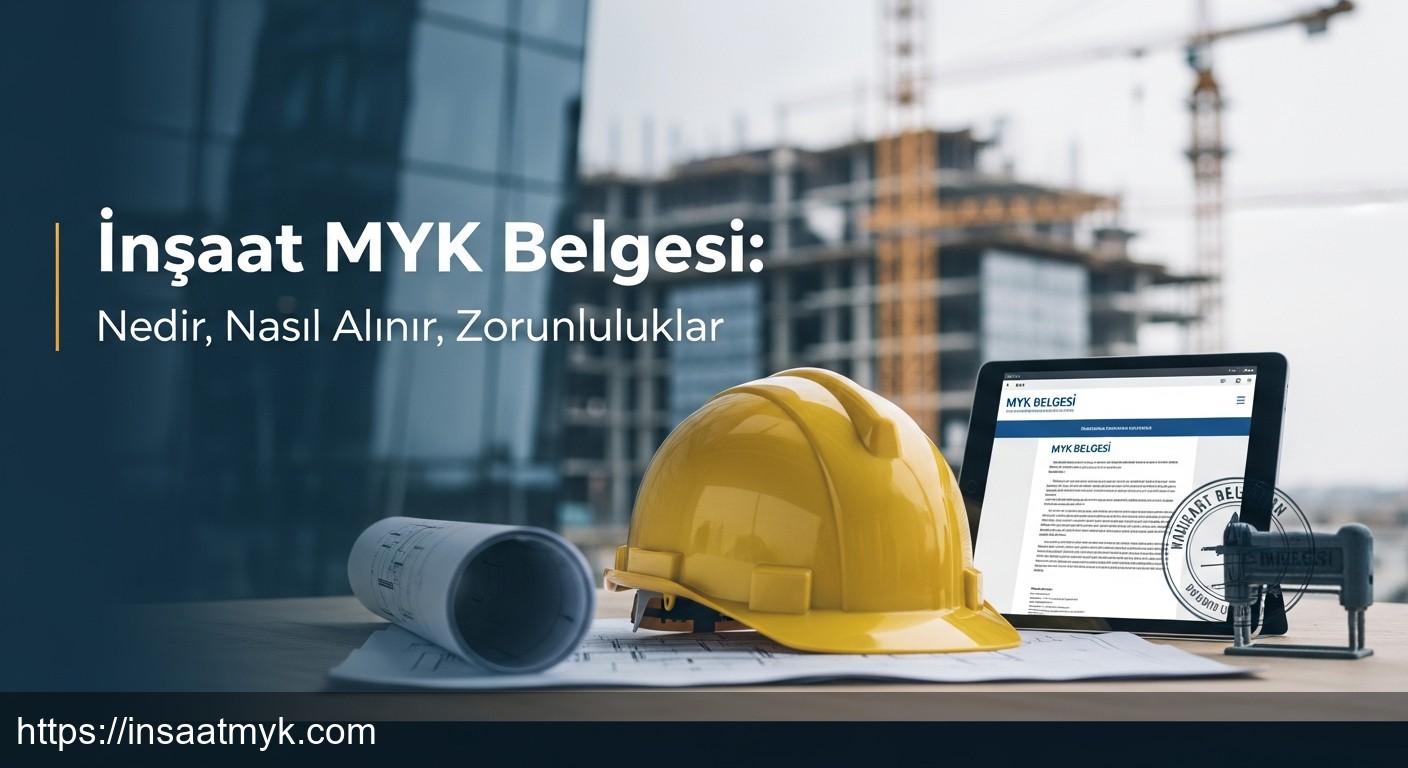 İnşaat MYK Belgesi: Nedir, Nasıl Alınır, Zorunluluklar